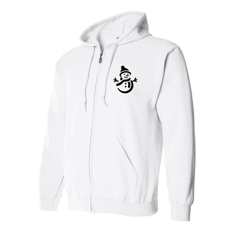 Men's Snowman Zipper Hoodie