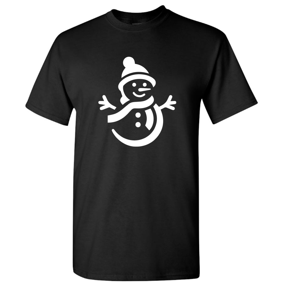 Men's Snowman Cotton T-Shirt