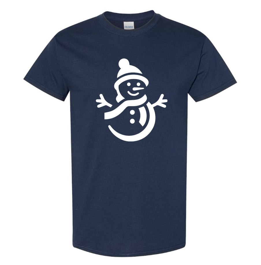 Men's Snowman Cotton T-Shirt