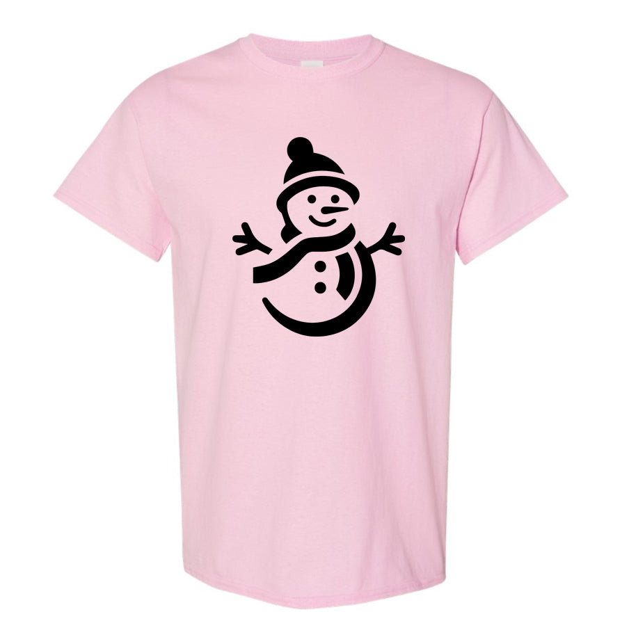 Men's Snowman Cotton T-Shirt
