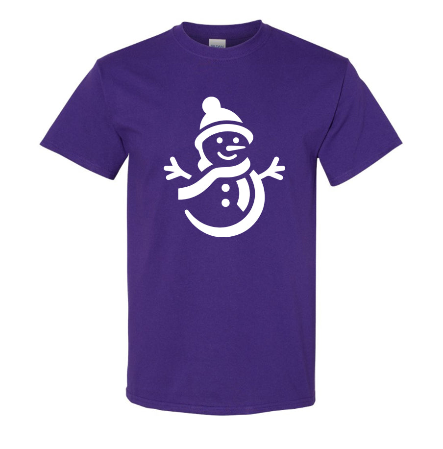 Men's Snowman Cotton T-Shirt
