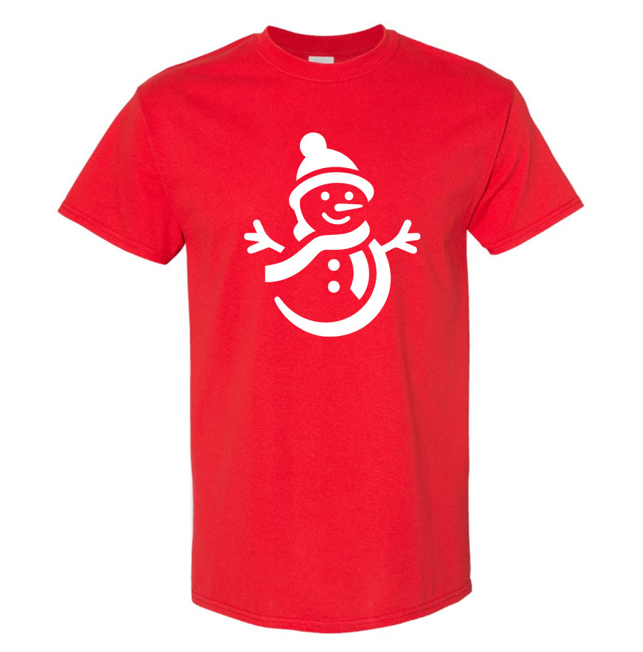 Men's Snowman Cotton T-Shirt