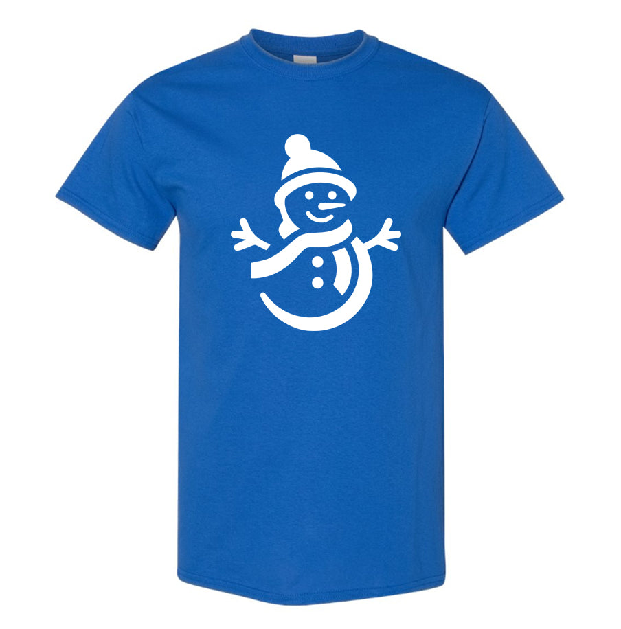 Men's Snowman Cotton T-Shirt