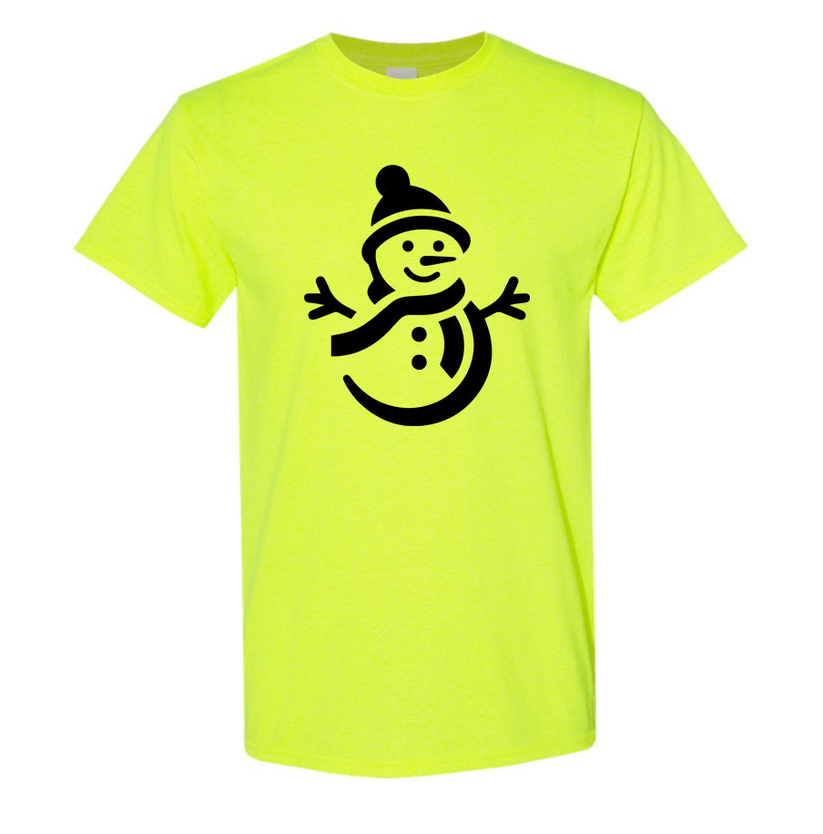 Men's Snowman Cotton T-Shirt