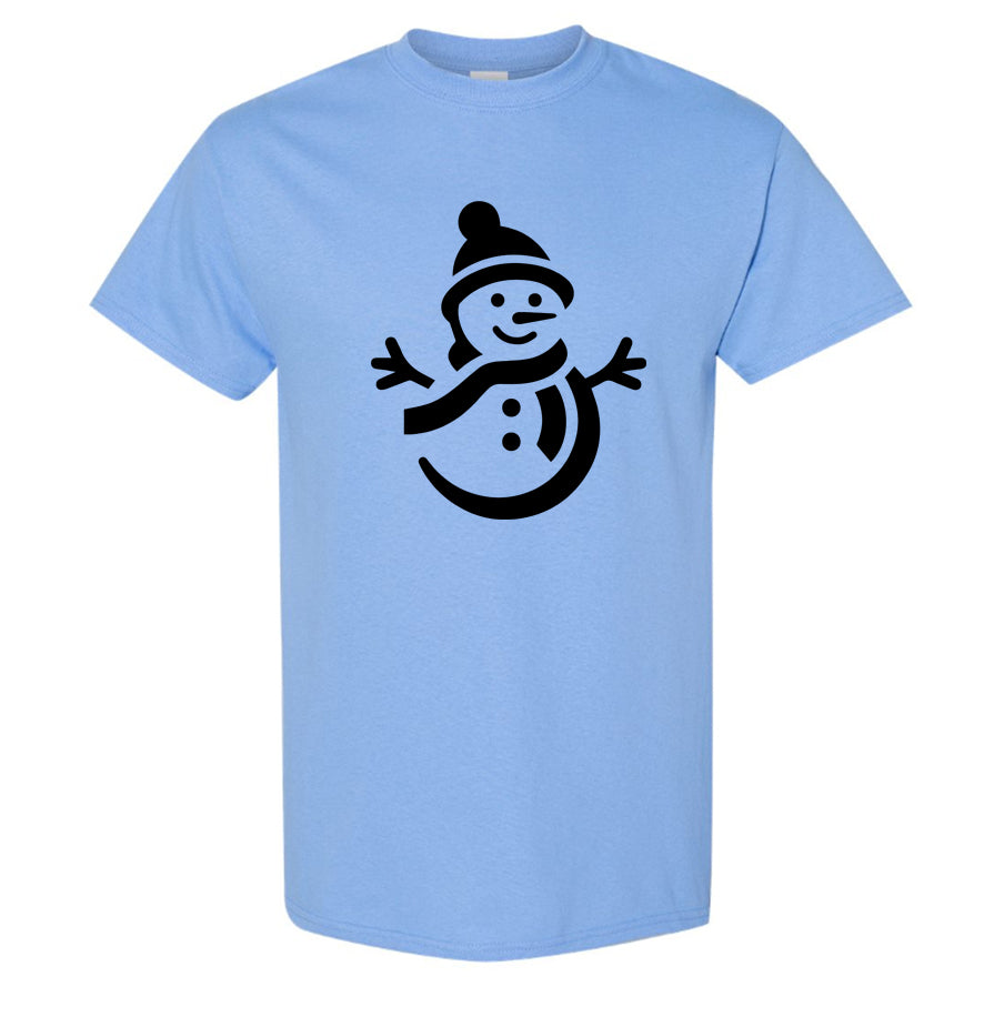 Men's Snowman Cotton T-Shirt