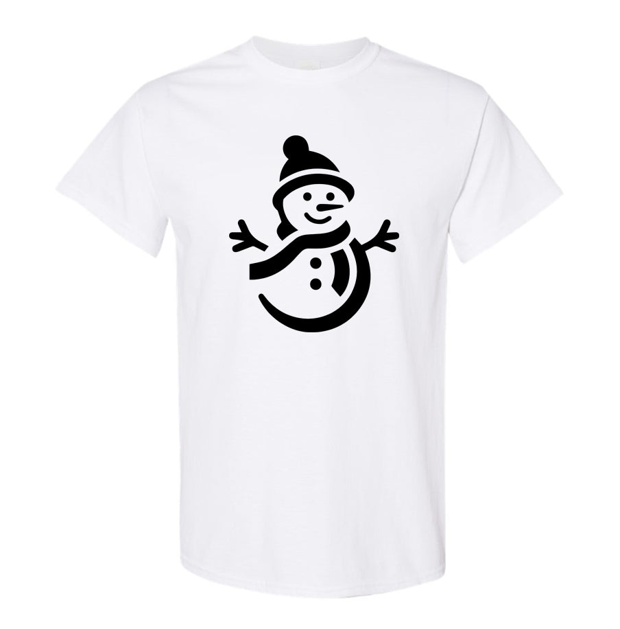Men's Snowman Cotton T-Shirt