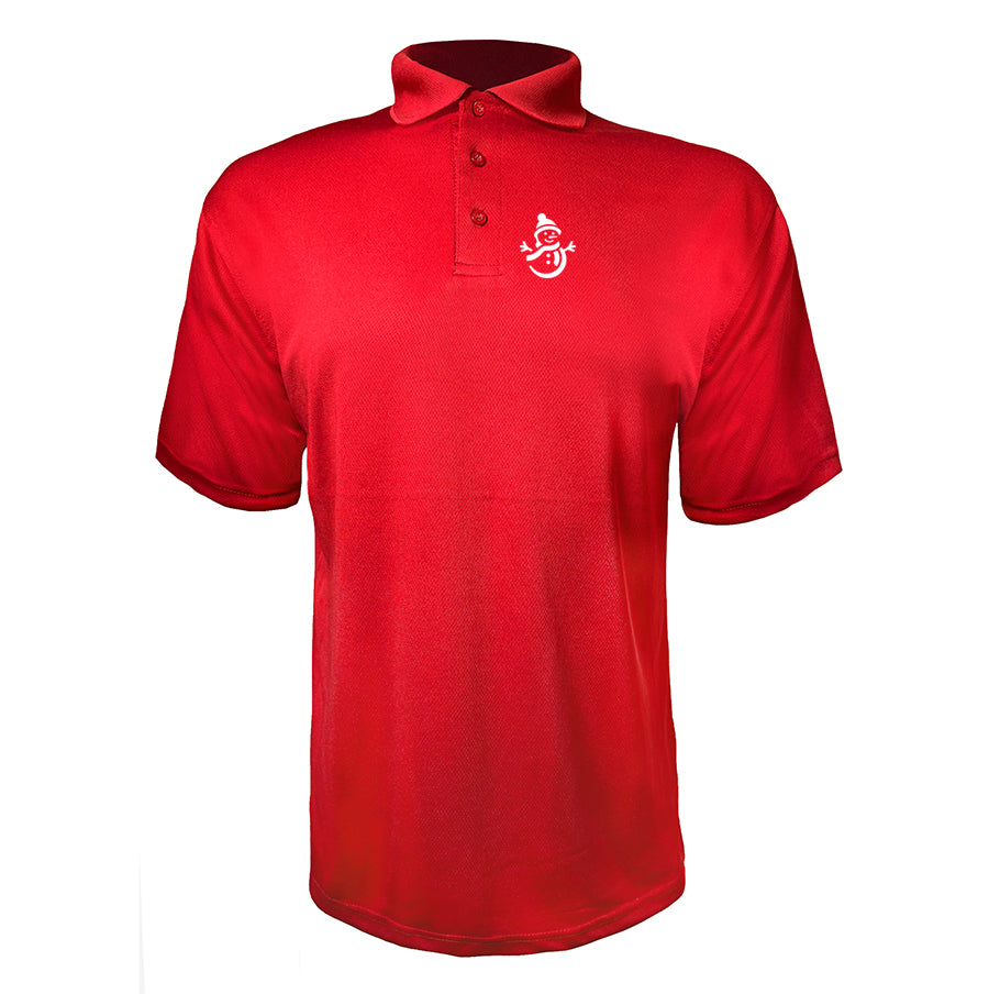 Men's Snowman Polyester Polo