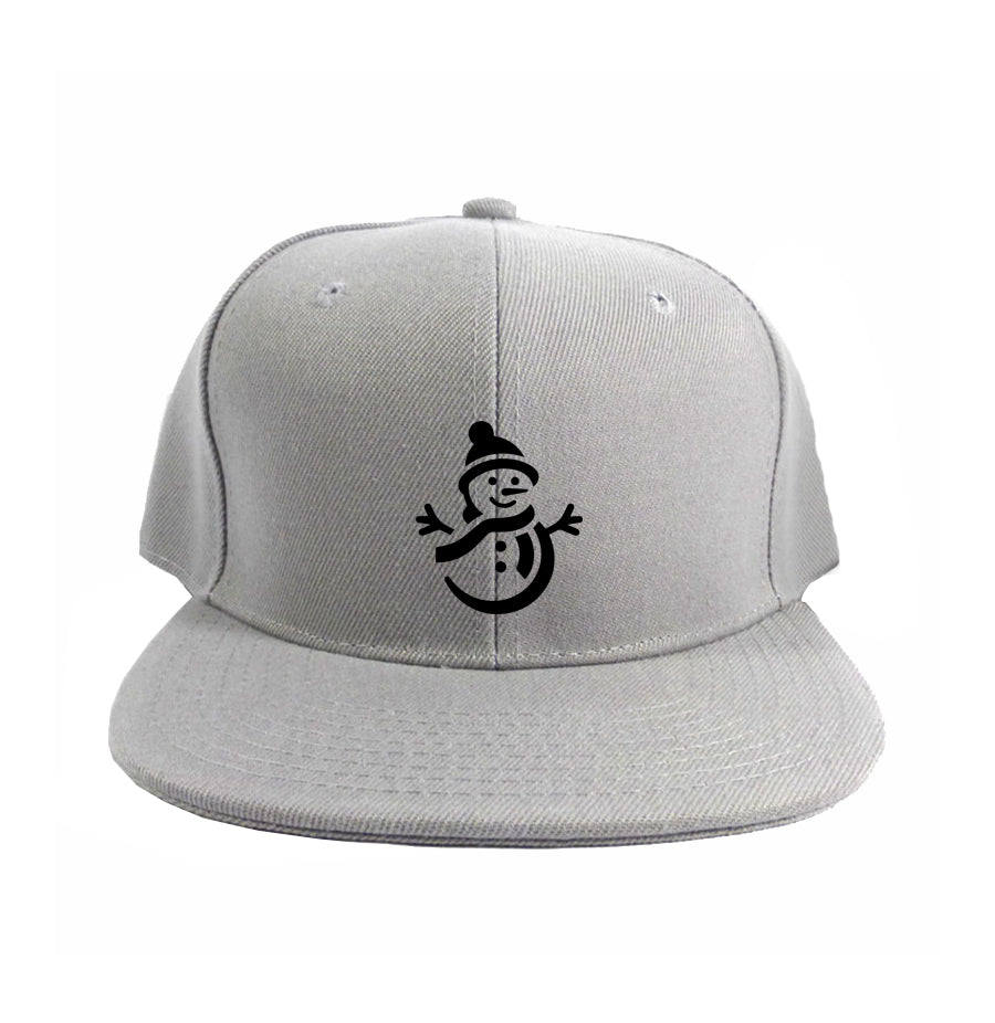 Snowman Snapback Hat