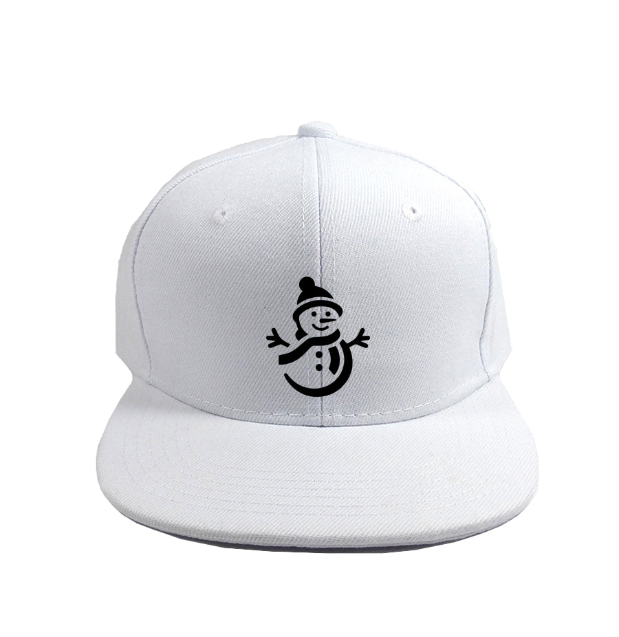 Snowman Snapback Hat