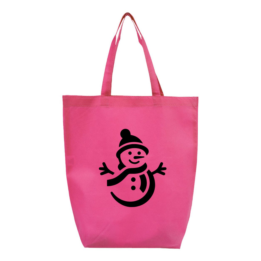 Snowman Q-Tees - Non-Woven Gusset Bottom Tote - Q1251