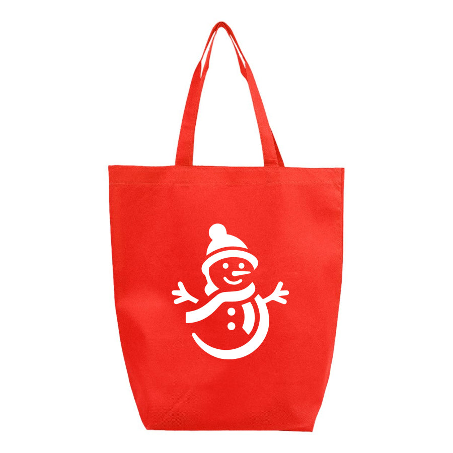 Snowman Q-Tees - Non-Woven Gusset Bottom Tote - Q1251