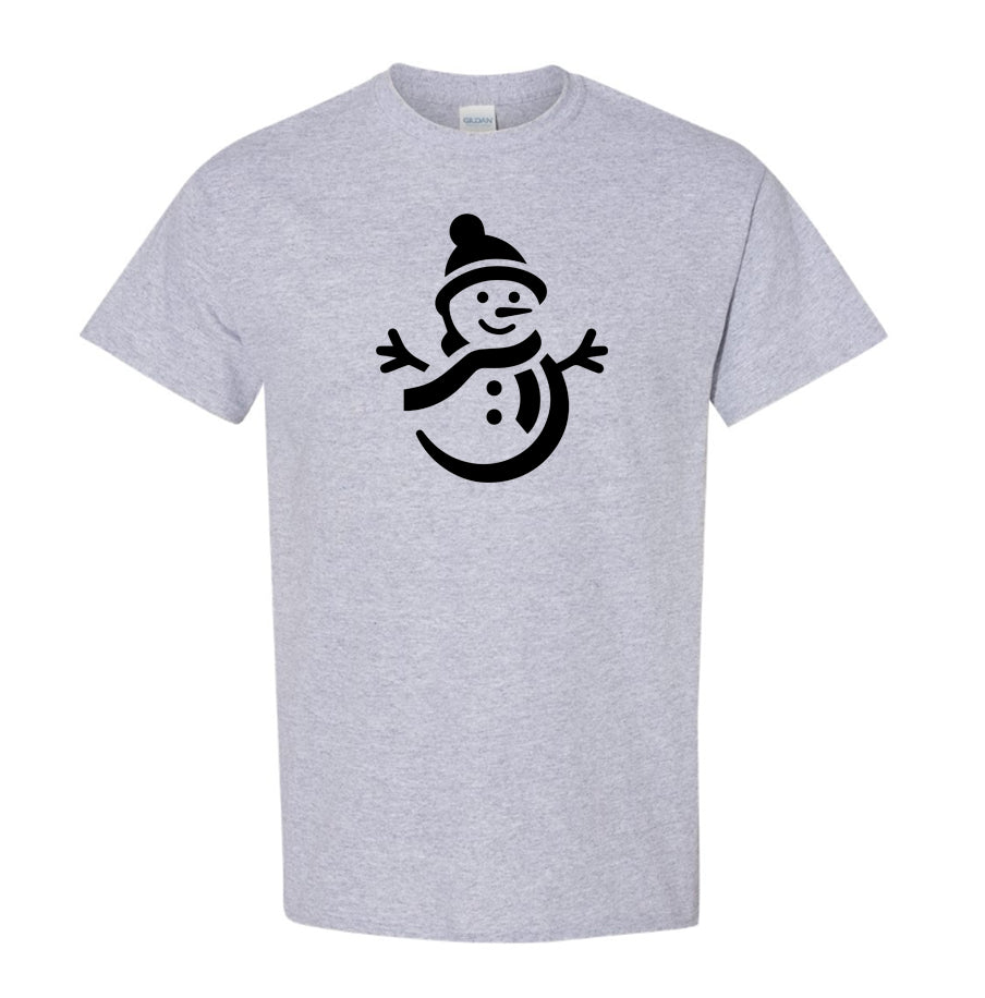 Youth Kids Snowman Cotton T-Shirt