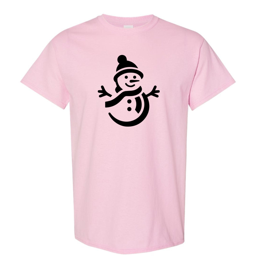 Youth Kids Snowman Cotton T-Shirt