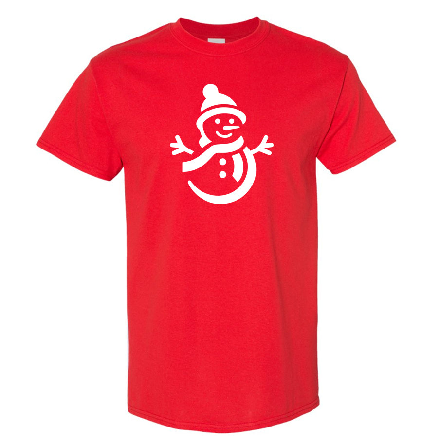 Youth Kids Snowman Cotton T-Shirt