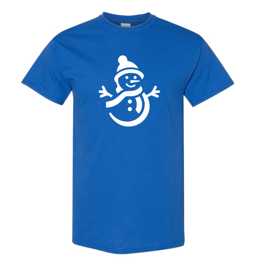 Youth Kids Snowman Cotton T-Shirt