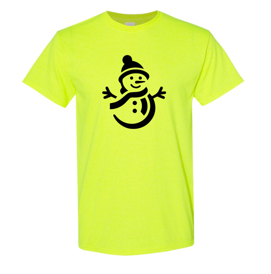 Youth Kids Snowman Cotton T-Shirt
