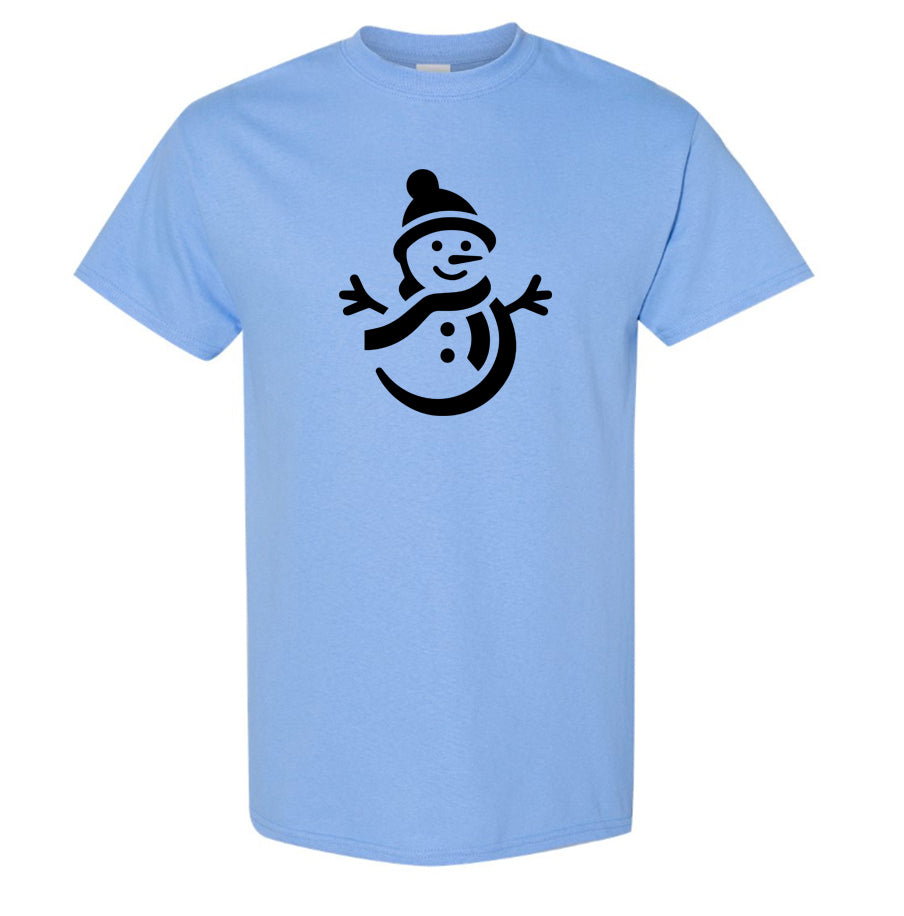 Youth Kids Snowman Cotton T-Shirt