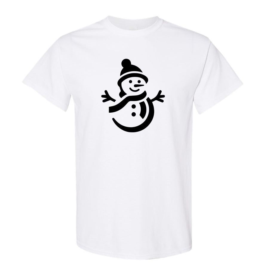 Youth Kids Snowman Cotton T-Shirt