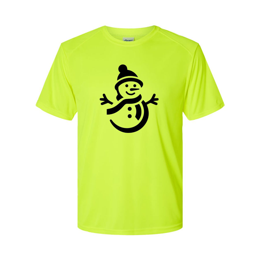 Youth Kids Snowman Polyester T-Shirt