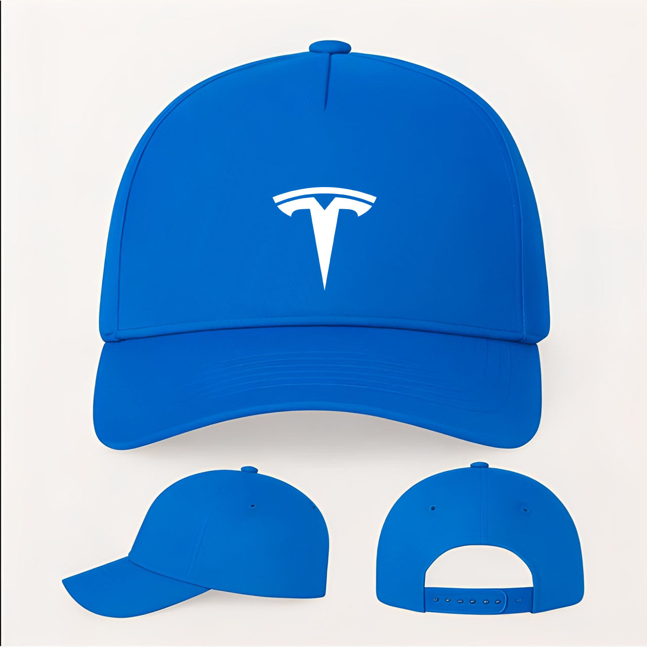 Tesla Five Panel Twill Snapback Cap