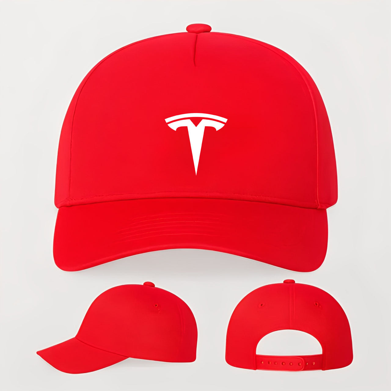 Tesla Five Panel Twill Snapback Cap