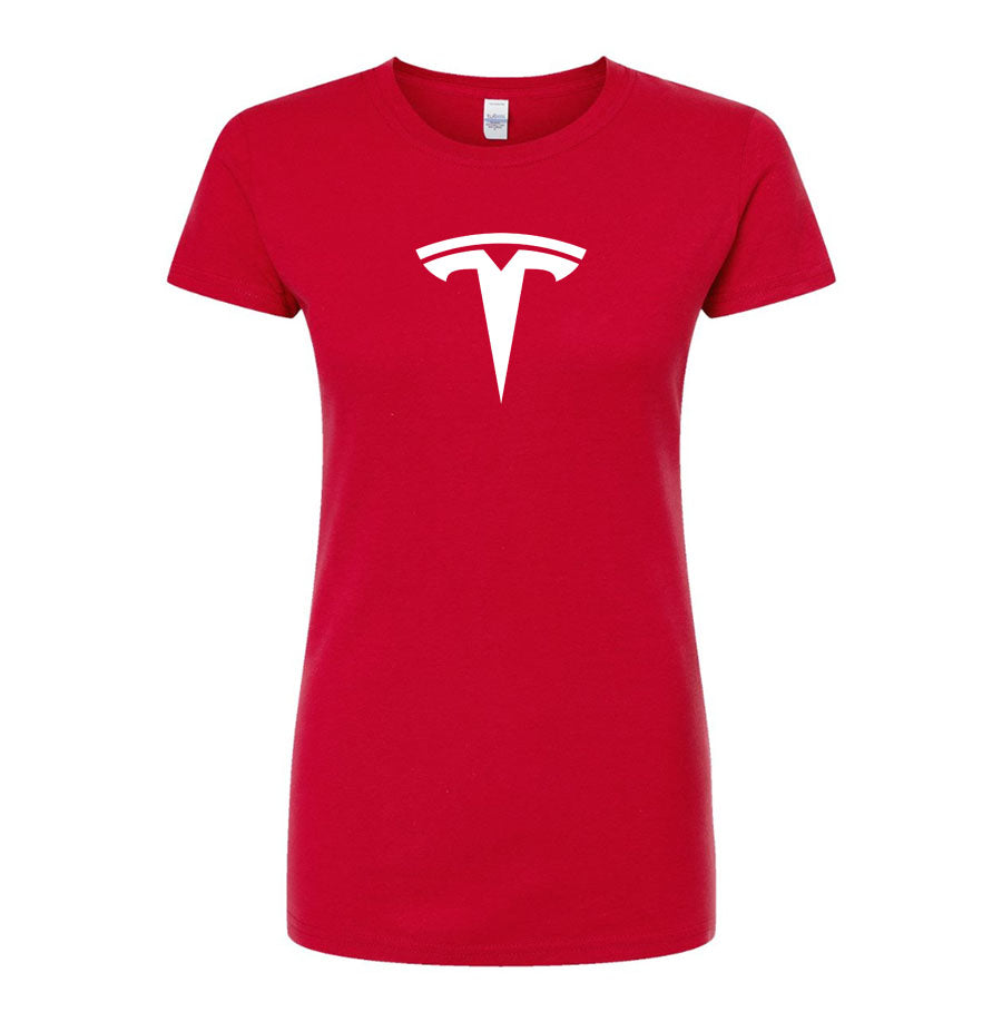 Women's Tesla Round Neck T-Shirt
