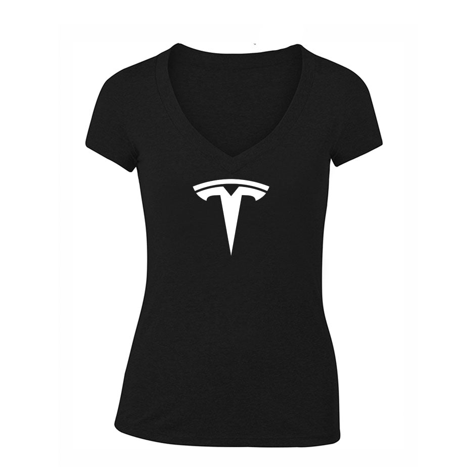 Women's Tesla V Neck T-Shirt