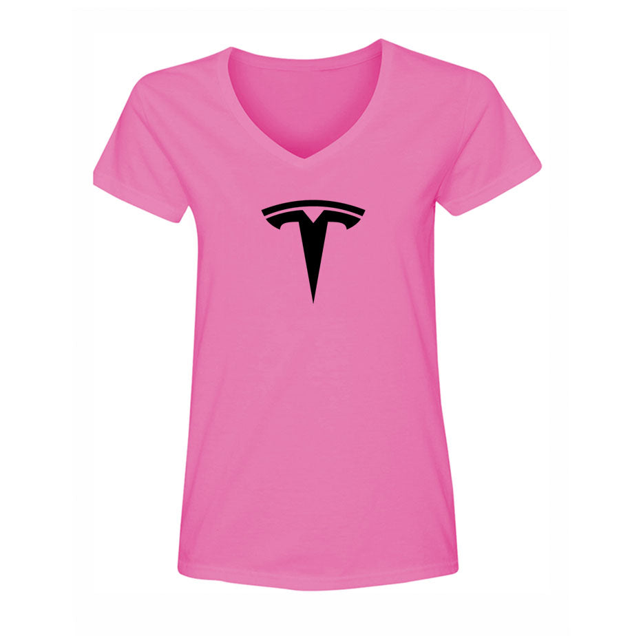 Women's Tesla V Neck T-Shirt