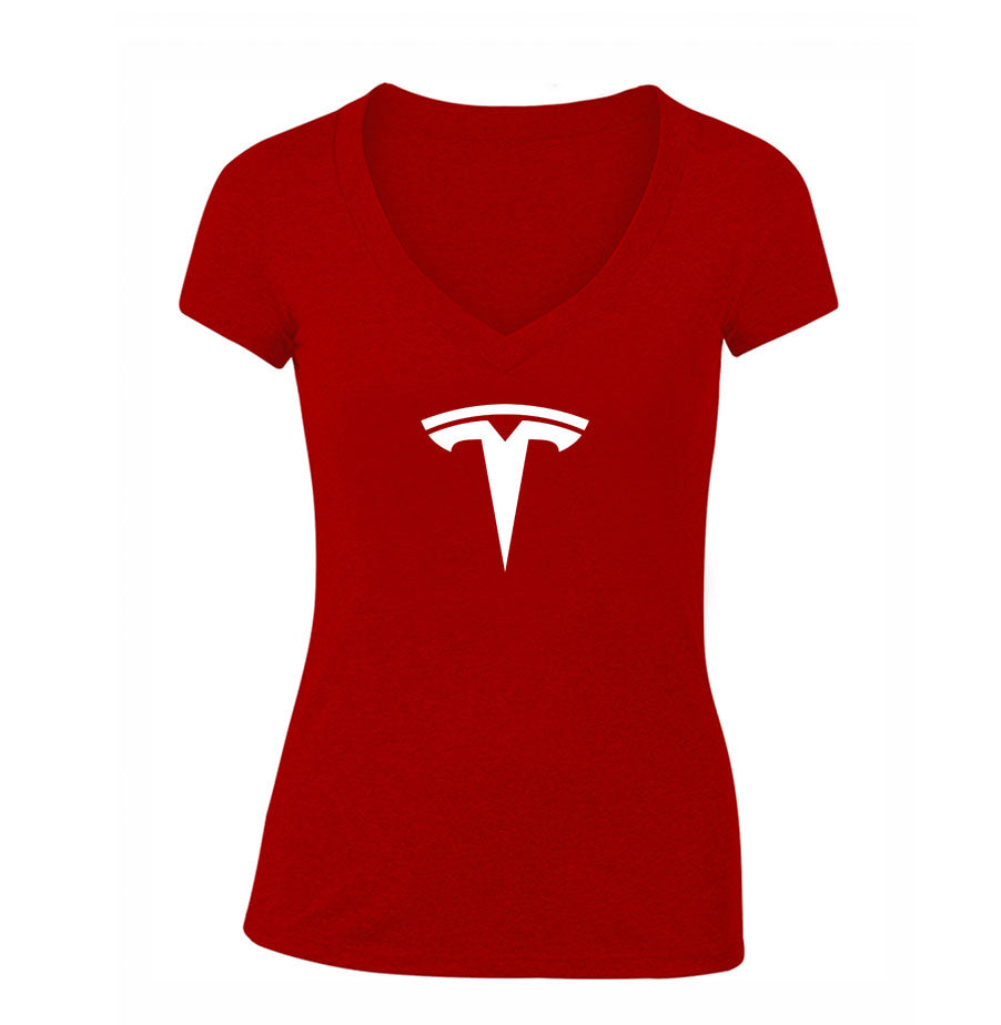 Women's Tesla V Neck T-Shirt