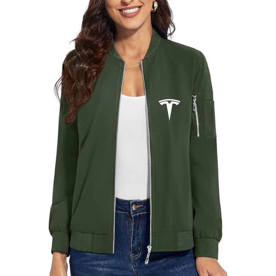 Women's Tesla Premium Bomber Jacket Outerwear