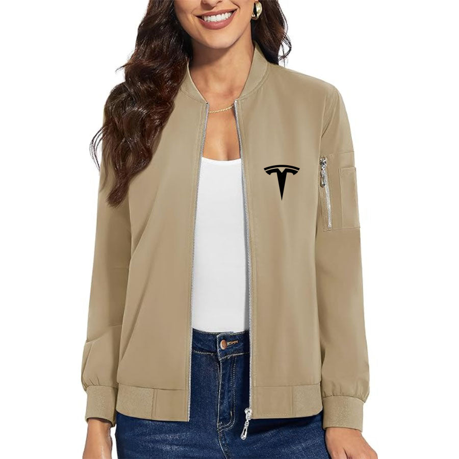 Women's Tesla Premium Bomber Jacket Outerwear
