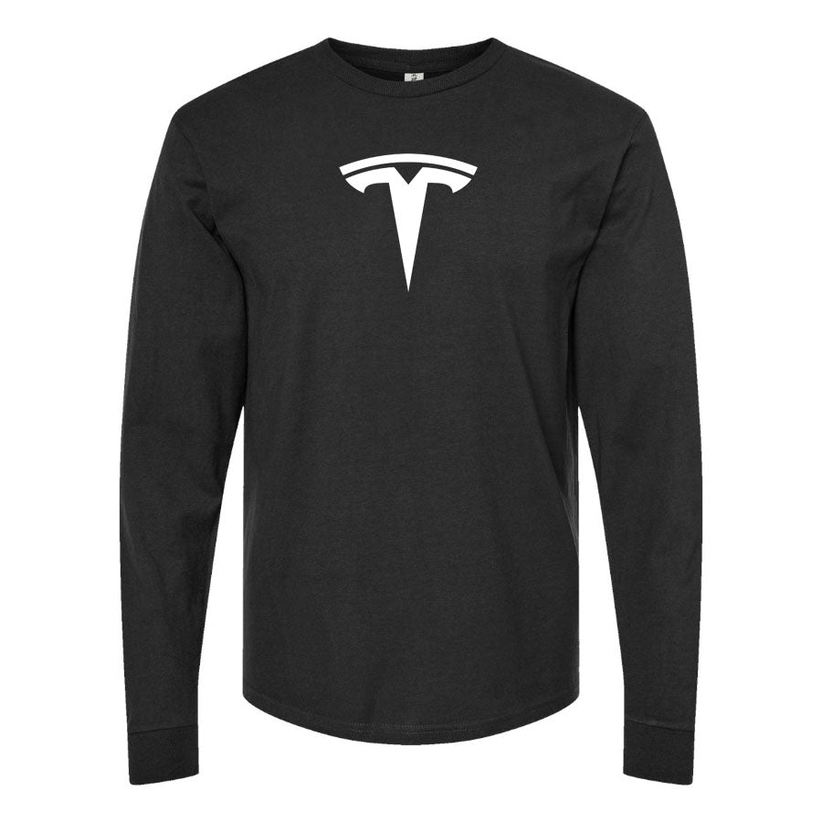 Youth Kids Tesla Long Sleeve T-Shirt