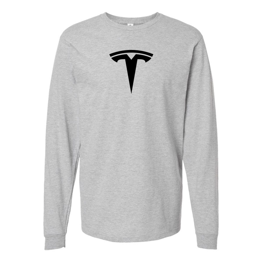 Youth Kids Tesla Long Sleeve T-Shirt
