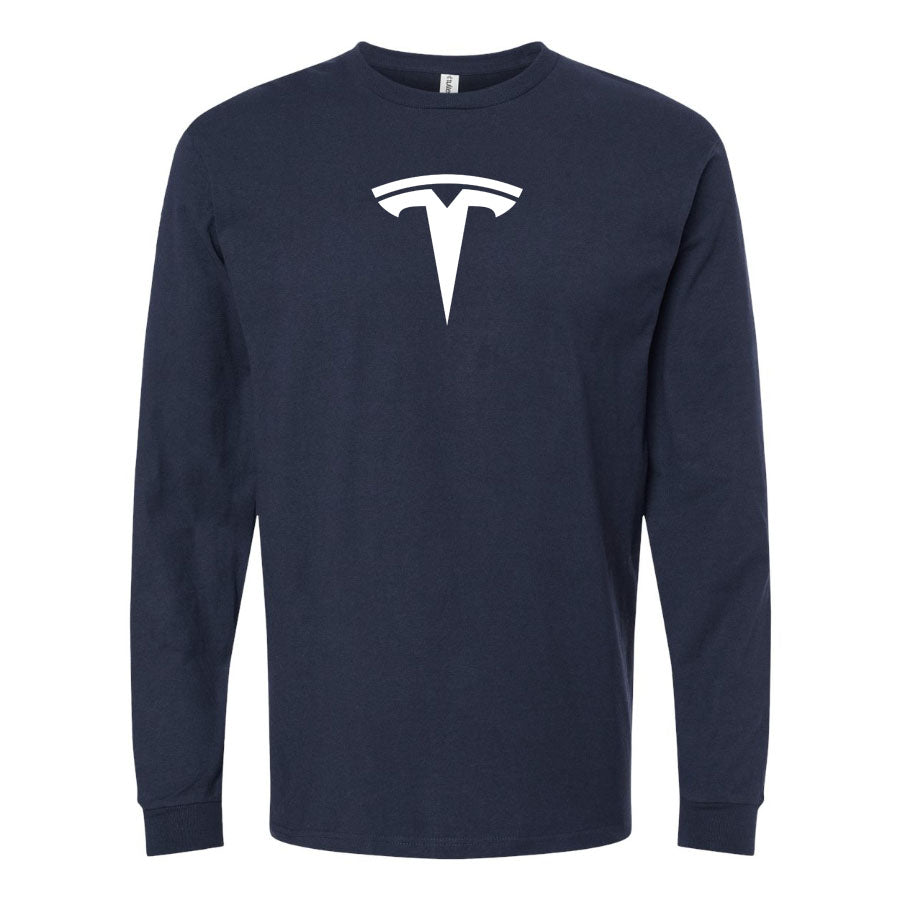 Youth Kids Tesla Long Sleeve T-Shirt