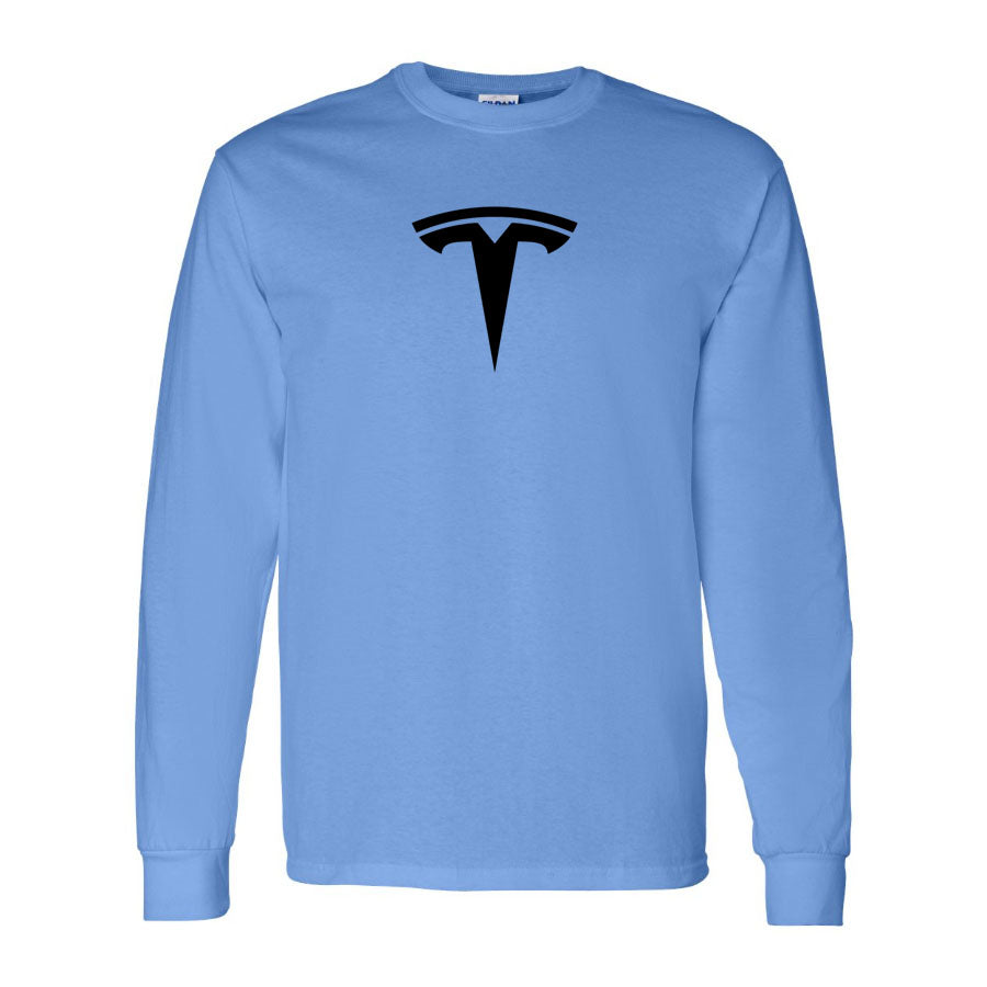 Youth Kids Tesla Long Sleeve T-Shirt