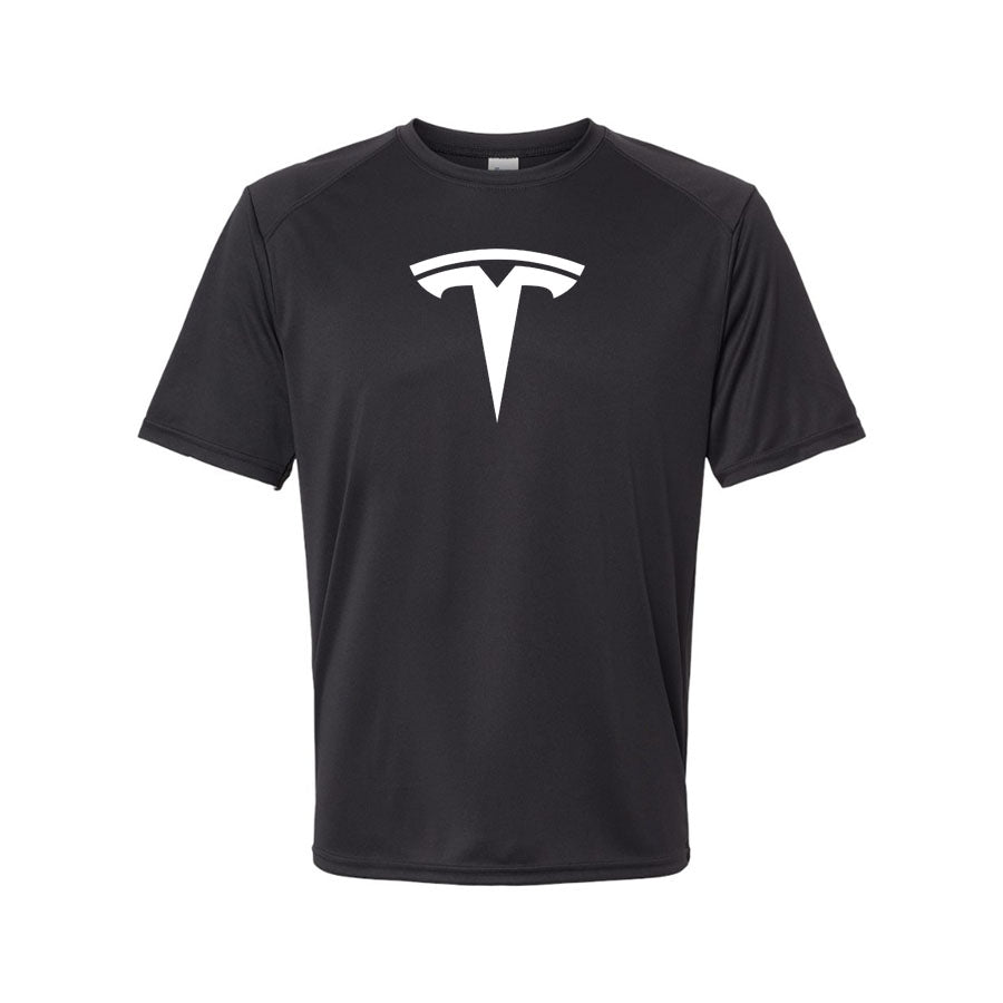 Youth Kids Tesla Polyester T-Shirt