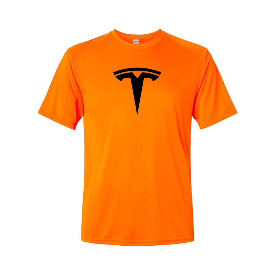 Youth Kids Tesla Polyester T-Shirt