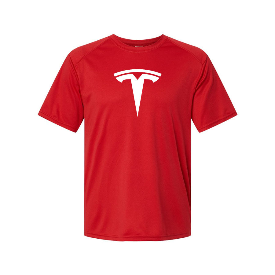 Youth Kids Tesla Polyester T-Shirt