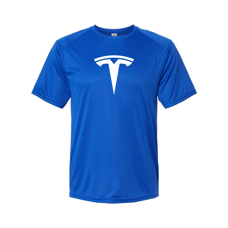 Youth Kids Tesla Polyester T-Shirt