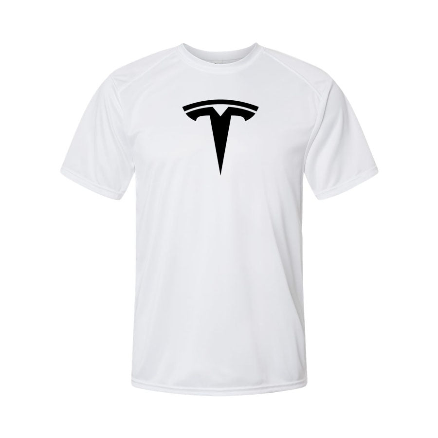 Youth Kids Tesla Polyester T-Shirt