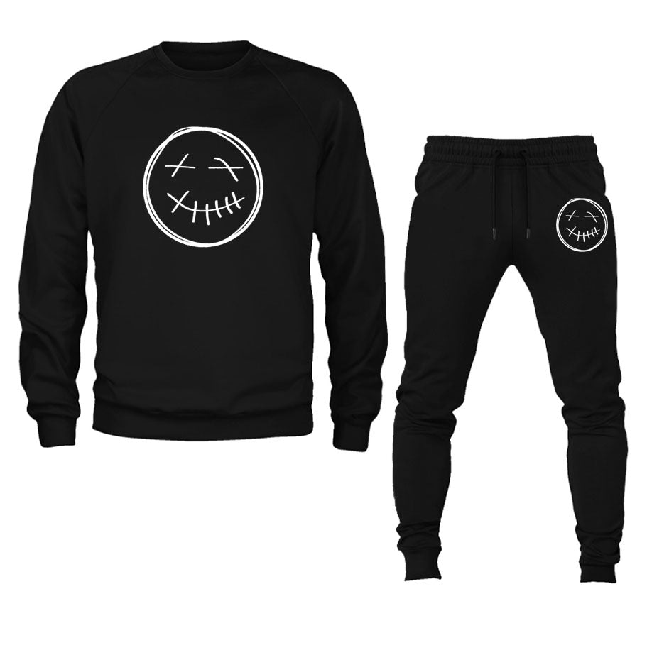 Men's Travis Scott Crewneck Sweatshirt Joggers Suit