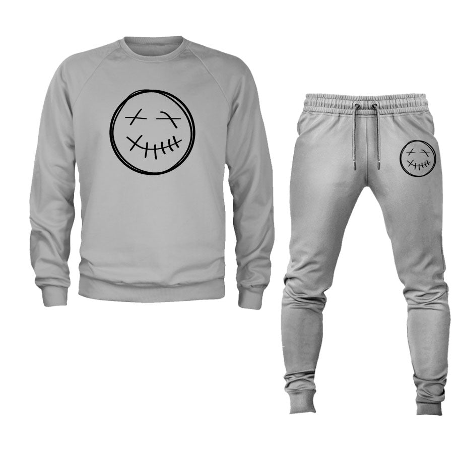 Men's Travis Scott Crewneck Sweatshirt Joggers Suit